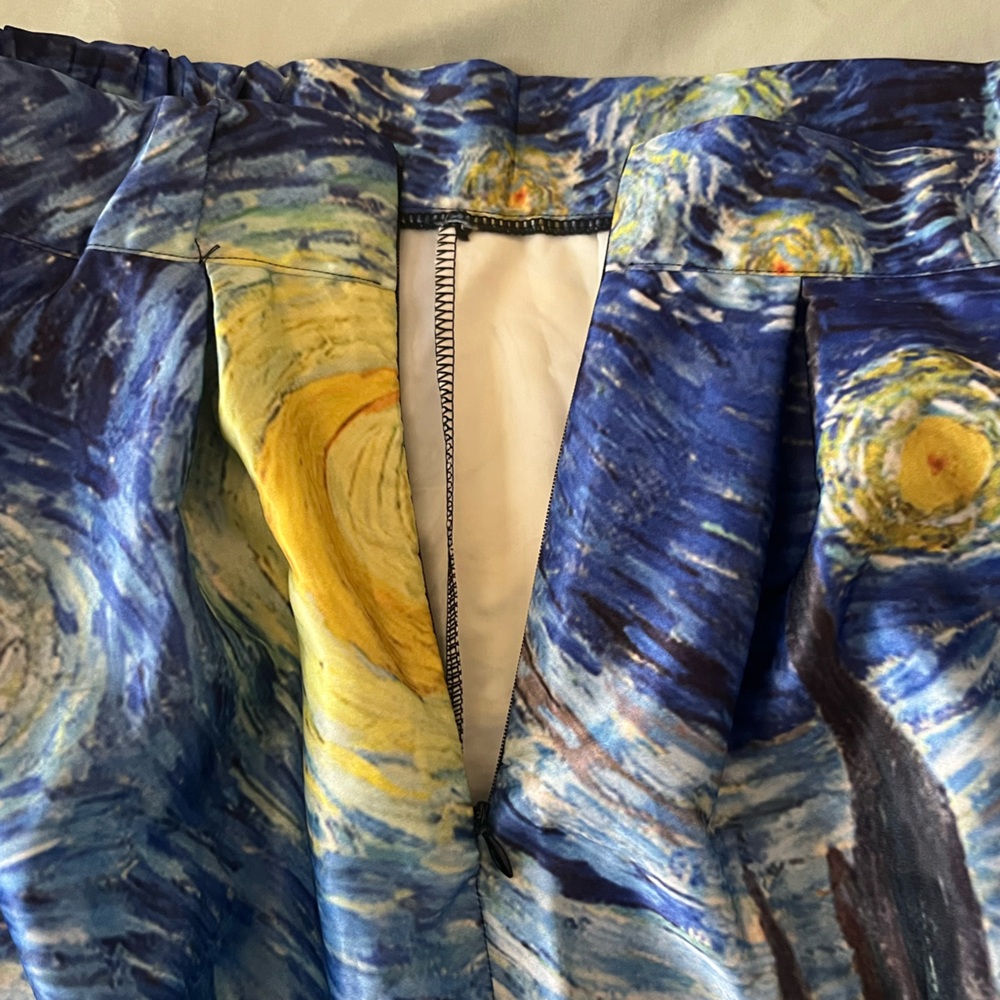 Starry Night Women's Skirt - Picture 4 of 4